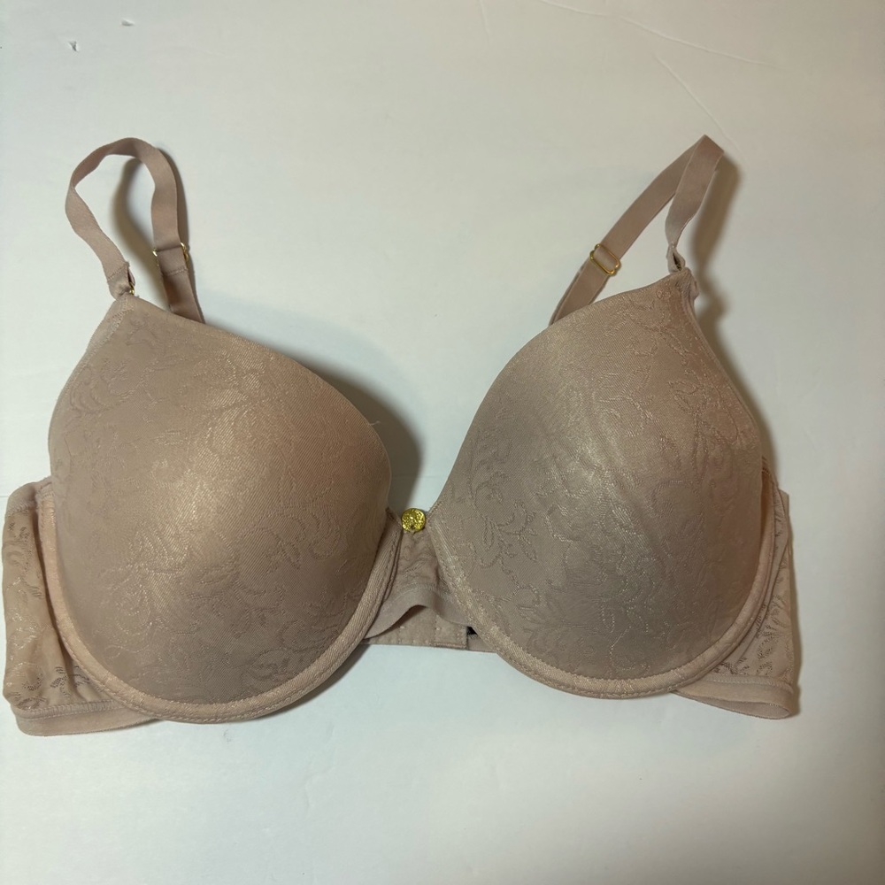Natori Nude Beige Floral Lace Bra Size 36B
